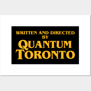 QUANTUM TORONTO YELLOW TEXT Posters and Art